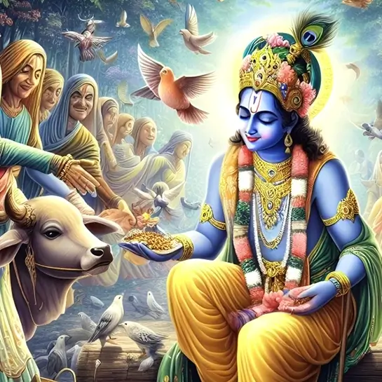 Lord Krishna Puja For Pitra