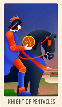 knight of pentacles tarot card