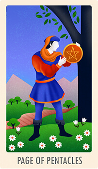 page of pentacles tarot card